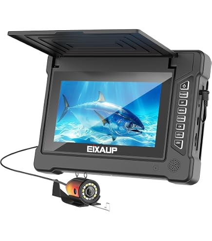 Amazon | 魚群探知機 TMACTIME 水中釣りカメラ 1080P HD、4.3インチ